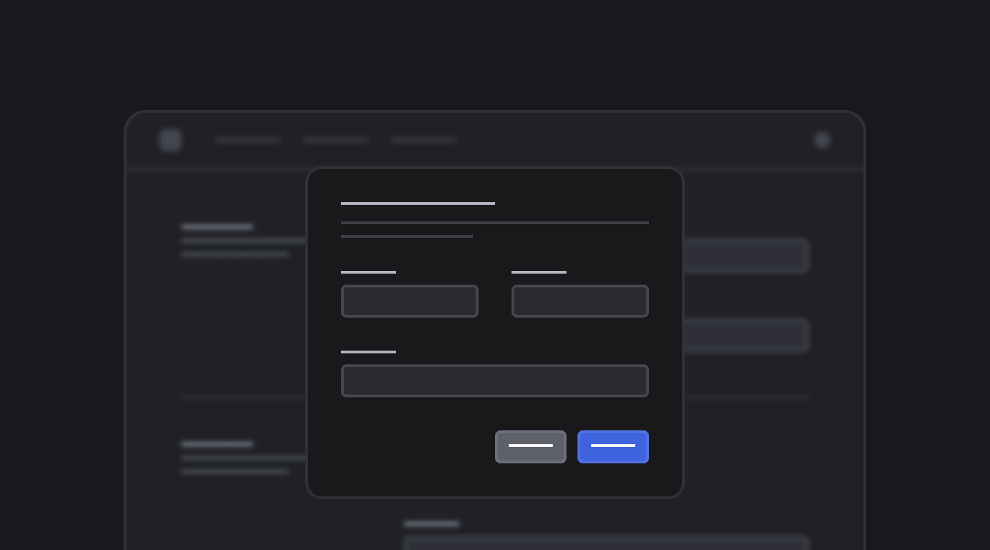 Blocks for Dialogs