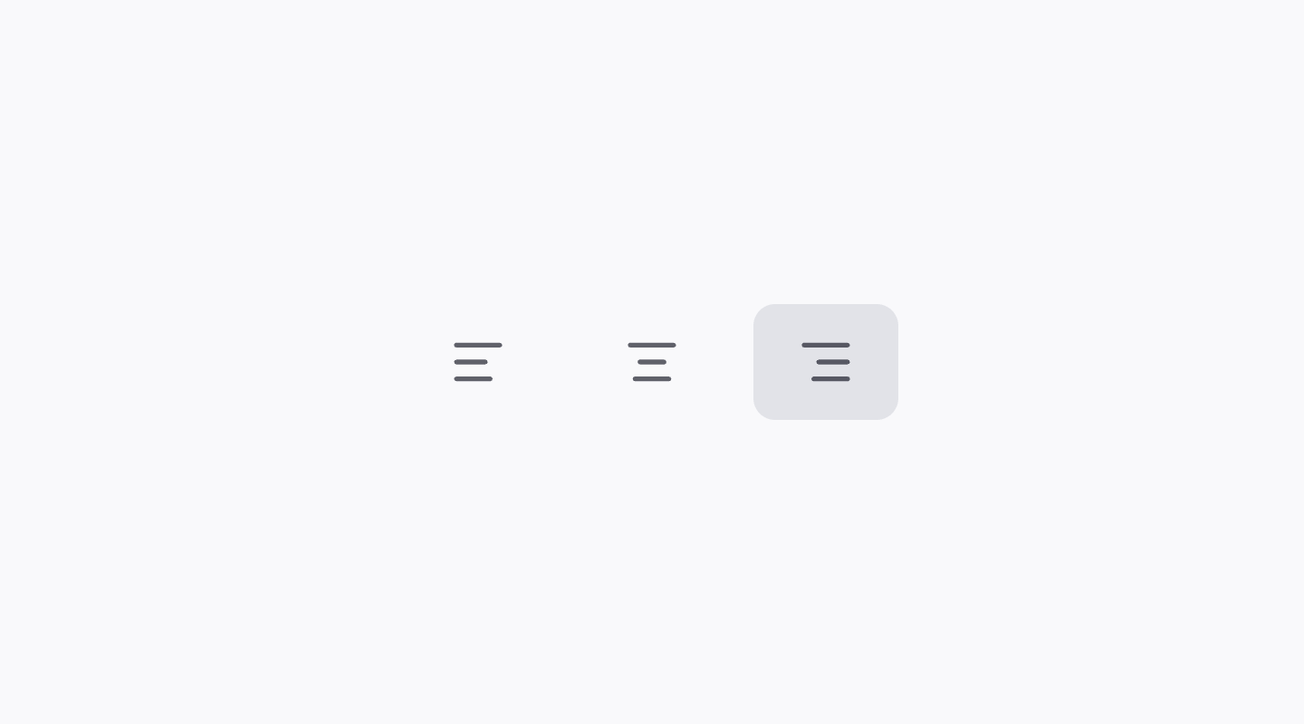 An interactive button with a range of presentation options.