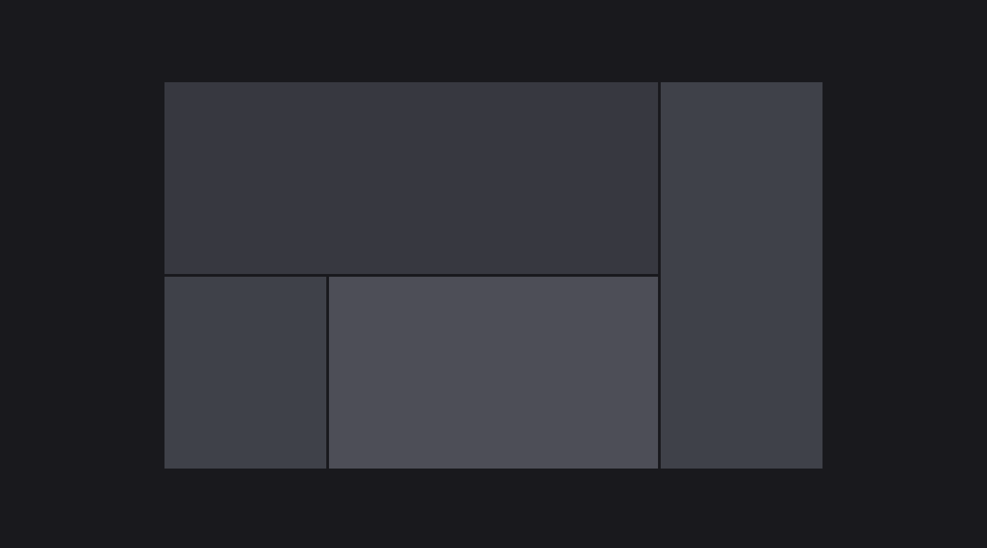 A flexible structure for presenting content items in a grid.